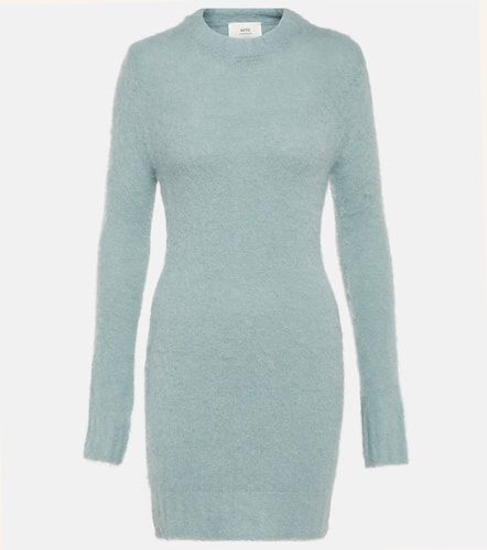 Turtleneck wool-blend minidress - Ami Paris - Modalova