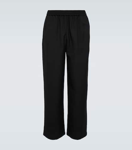 Pantalones anchos de tiro medio - Acne Studios - Modalova