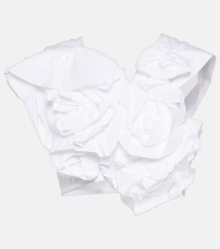 Top de algodón con aplique floral - Simone Rocha - Modalova