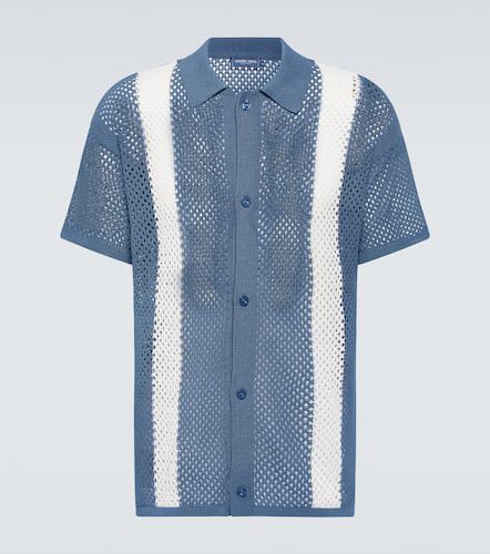 Castillo cotton-blend crochet bowling shirt - Frescobol Carioca - Modalova