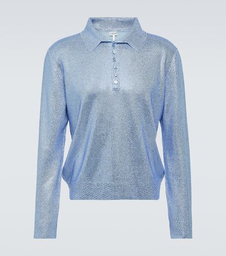 Embellished cashmere polo sweater - Loewe - Modalova
