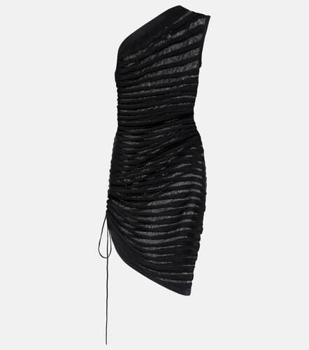 AlaÃ¯a Open-knit ruched minidress - Alaia - Modalova