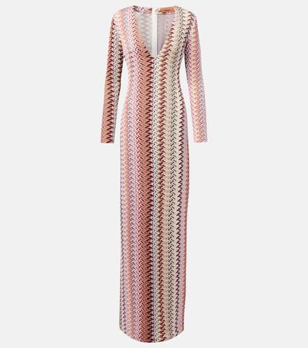 Missoni Robe longue Zigzag en lamé - Missoni - Modalova