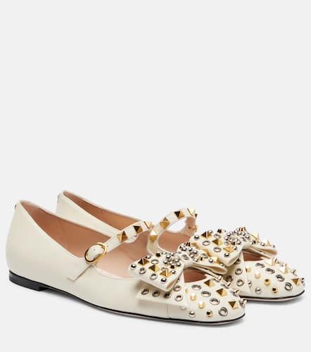 Ballerine Mary Jane Bowow in pelle - Valentino Garavani - Modalova