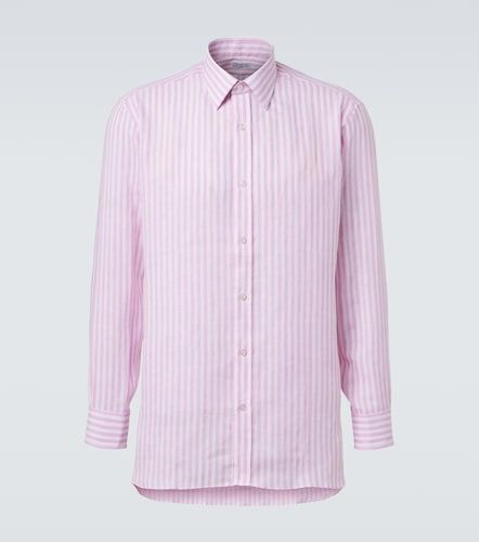Charvet Camicia in lino a righe - Charvet - Modalova