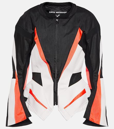 Moto paneled nylon jacket - Junya Watanabe - Modalova