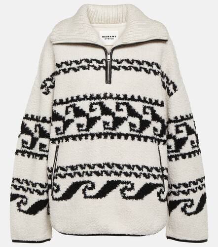 Marner printed fleece sweater - Marant Etoile - Modalova