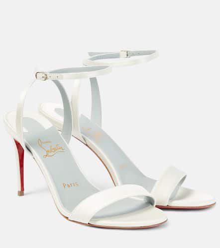 Sandalias Loubigirl 85 de crepé de seda - Christian Louboutin - Modalova