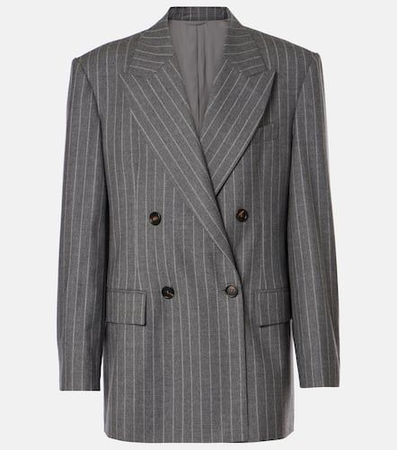 Blazer cruzado de lana virgen - Brunello Cucinelli - Modalova