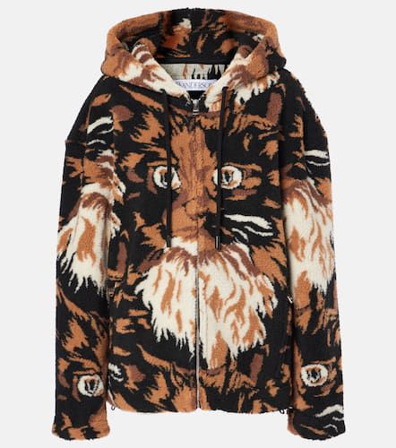 Sudadera con capucha de forro polar - JW Anderson - Modalova