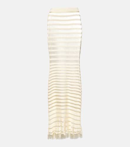 Tom Ford Fringed knit maxi skirt - Tom Ford - Modalova