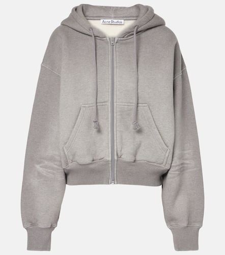 Kapuzenjacke aus Baumwoll-Jersey - Acne Studios - Modalova