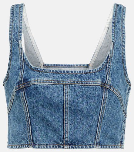 Frame Bustier en denim - Frame - Modalova