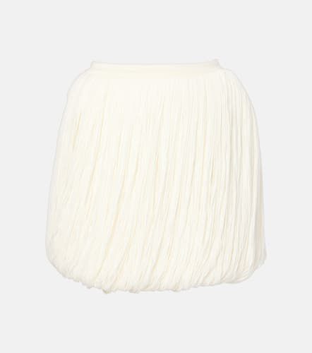 AlaÃ¯a Fringed wool miniskirt - Alaia - Modalova