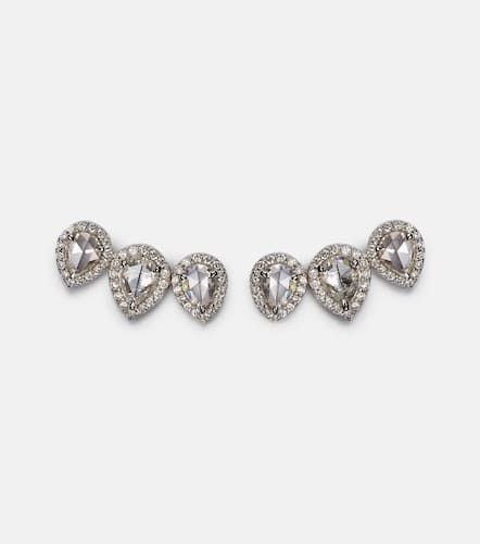 Kanika 18kt white gold earrings with diamonds - Kamyen - Modalova