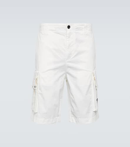 Cotton-blend twill cargo shorts - C.P. Company - Modalova
