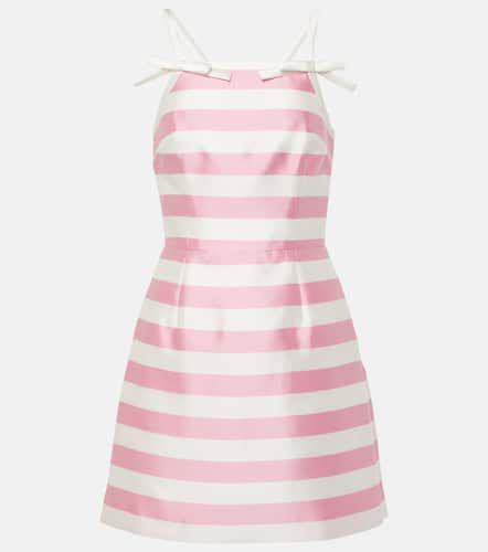 Jocelyn bow-detail striped minidress - Rebecca Vallance - Modalova