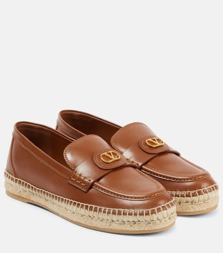 Espadrilles VLogo Signature aus Leder - Valentino Garavani - Modalova