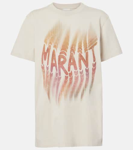 Camiseta Zoeline de jersey con logo - Marant Etoile - Modalova