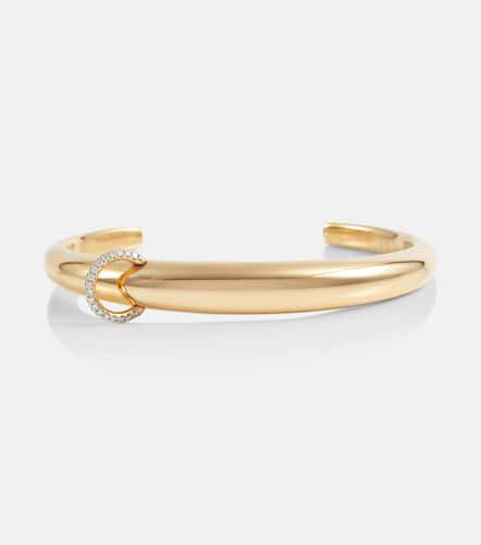 Piercing 14kt cuff bracelet with diamonds - Rainbow K - Modalova
