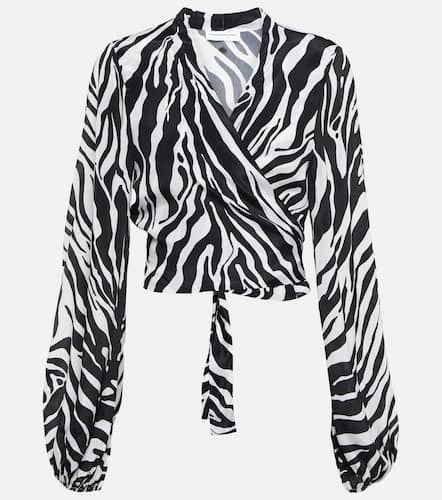 Top raccourci Tabitha à motif zèbre - Alexandra Miro - Modalova