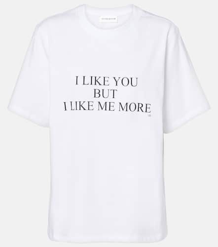 Bedrucktes T-Shirt aus Baumwoll-Jersey - Victoria Beckham - Modalova