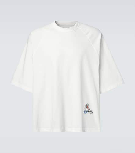 Embroidered cotton jersey T-shirt - Bottega Veneta - Modalova