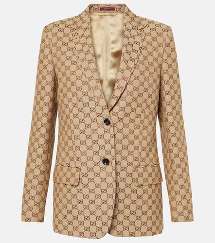 Gucci Blazer en toile GG - Gucci - Modalova
