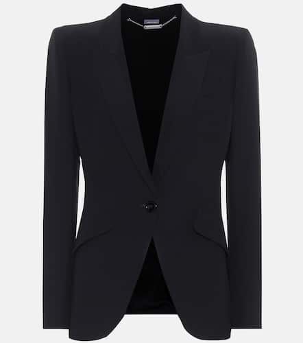 Alexander McQueen Crêpe blazer - Alexander McQueen - Modalova