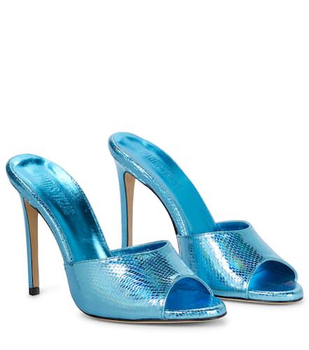 Holographic leather sandals - Paris Texas - Modalova