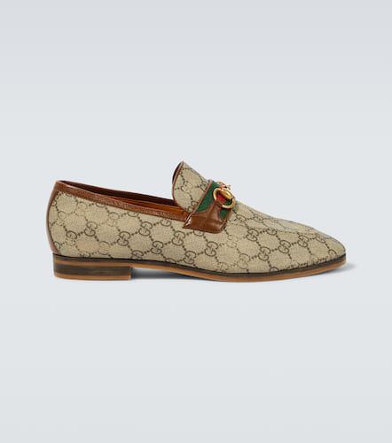 Loafers Jordaan aus Canvas - Gucci - Modalova