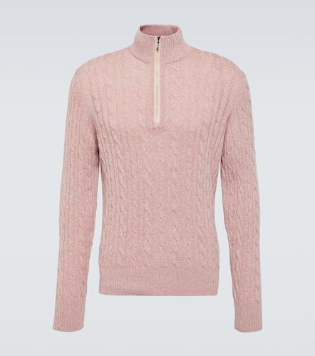 Cable-knit cashmere half-zip sweater - Loro Piana - Modalova