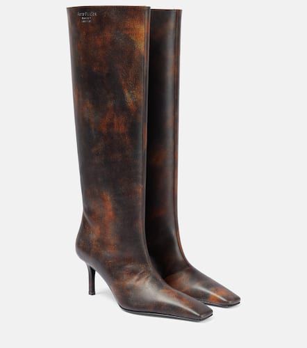 Painted leather knee-high boots - Acne Studios - Modalova