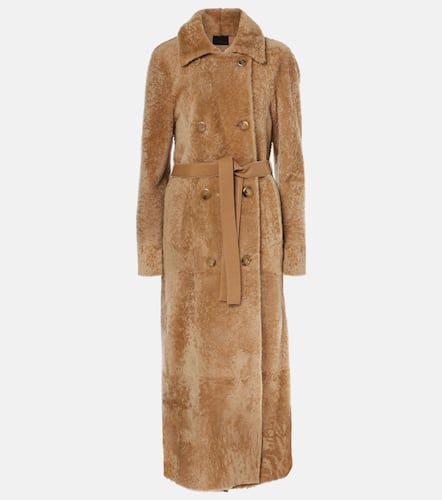 Blancha Shearling wrap coat - Blancha - Modalova