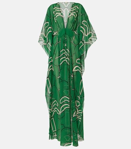 Printed georgette maxi dress - Johanna Ortiz - Modalova