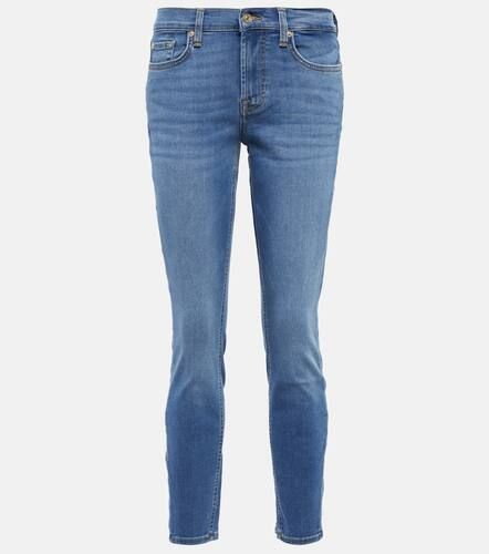 Mid-Rise Cropped Skinny Jeans - 7 For All Mankind - Modalova