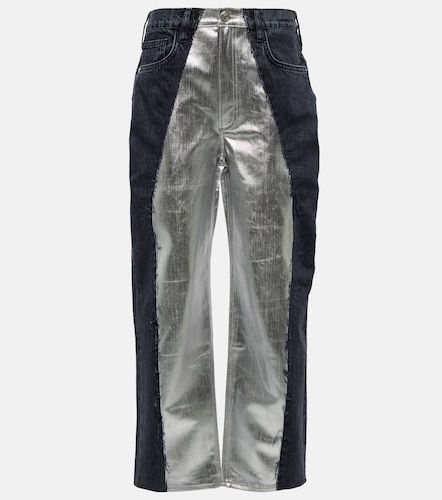 Jeans rectos Pieced de tiro medio - Frame - Modalova