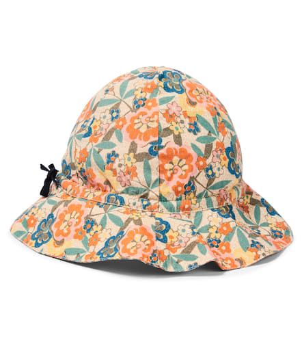 Sombrero Cadia de algodón floral - Caramel - Modalova