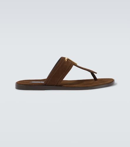 Sandalias Brighton TF de ante - Tom Ford - Modalova
