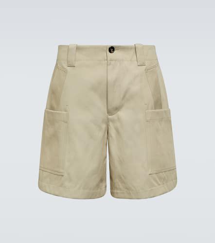 Cotton twill cargo shorts - Bottega Veneta - Modalova