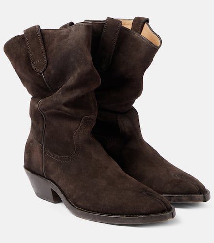 Westernstiefel Tabi aus Veloursleder - Maison Margiela - Modalova