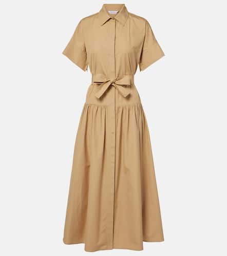 Agoraio pleated cotton shirt dress - Max Mara - Modalova