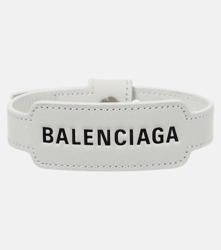 Balenciaga Logo leather bracelet - Balenciaga - Modalova