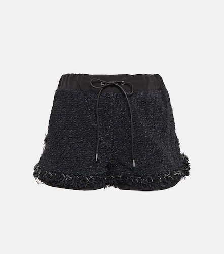Sacai Drawstring tweed shorts - Sacai - Modalova