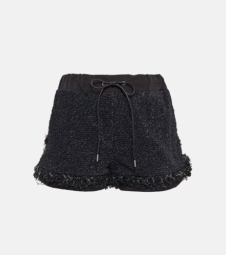 Short en tweed de coton mélangé - Sacai - Modalova