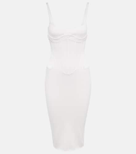 Mugler Cutout jersey minidress - Mugler - Modalova