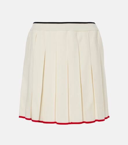 Minifalda en mezcla de lana plisada - Thom Browne - Modalova