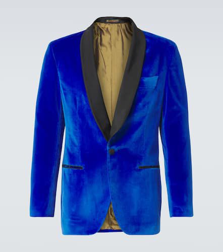 Blazer de terciopelo de algodón - Rubinacci - Modalova