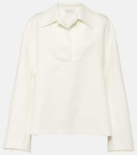 Linen and cotton-blend top - Dries Van Noten - Modalova