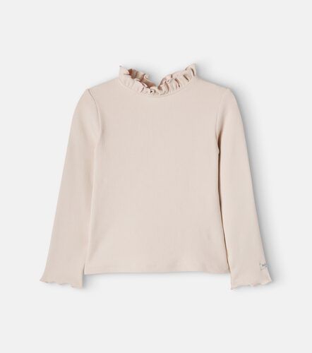 Milah ruffled cotton-blend T-shirt - Donsje - Modalova